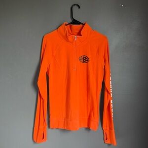 Victoria’s Secret Pink Cleveland Browns quarter zip long sleeve. Size large